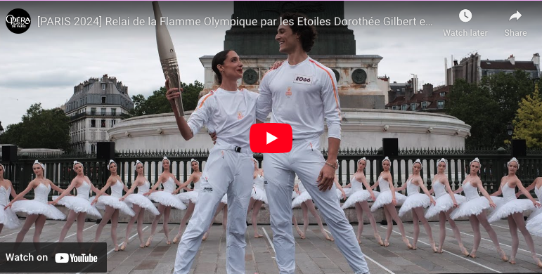 Paris De Opera Ballet + Olympic Torch  