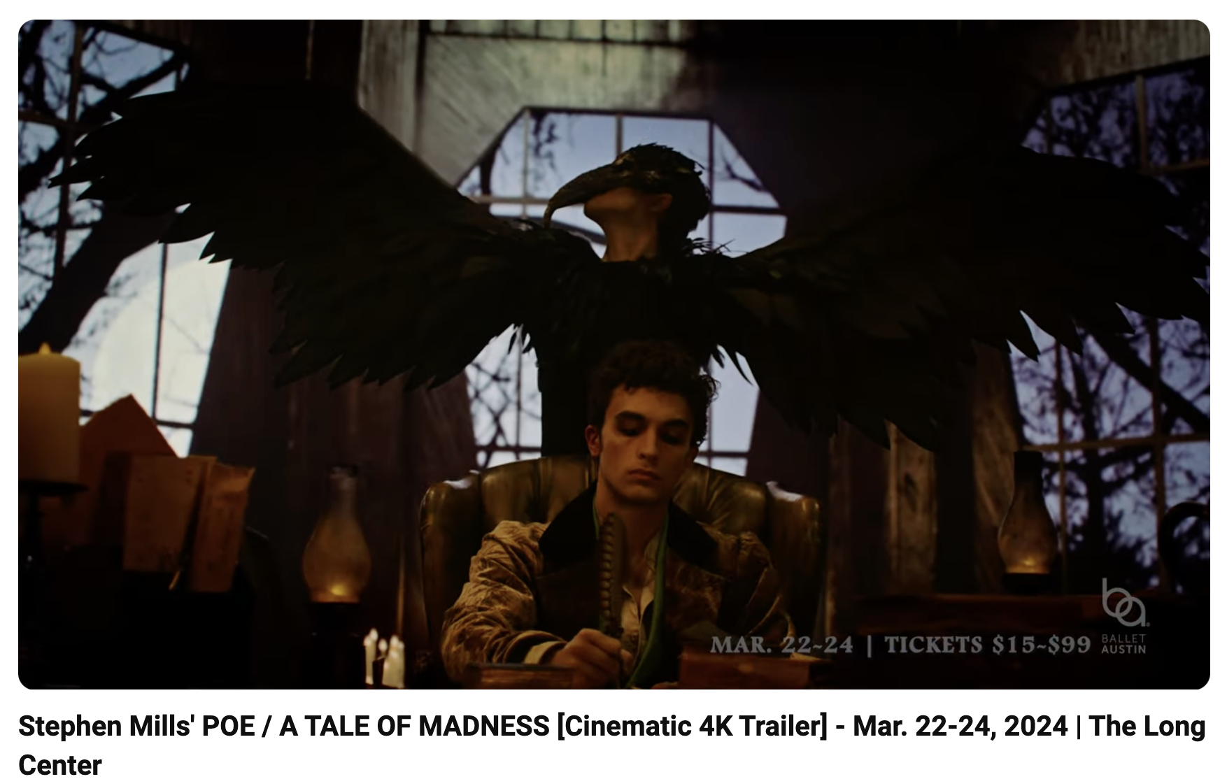 Stephen Mills' POE / A TALE OF MADNESS