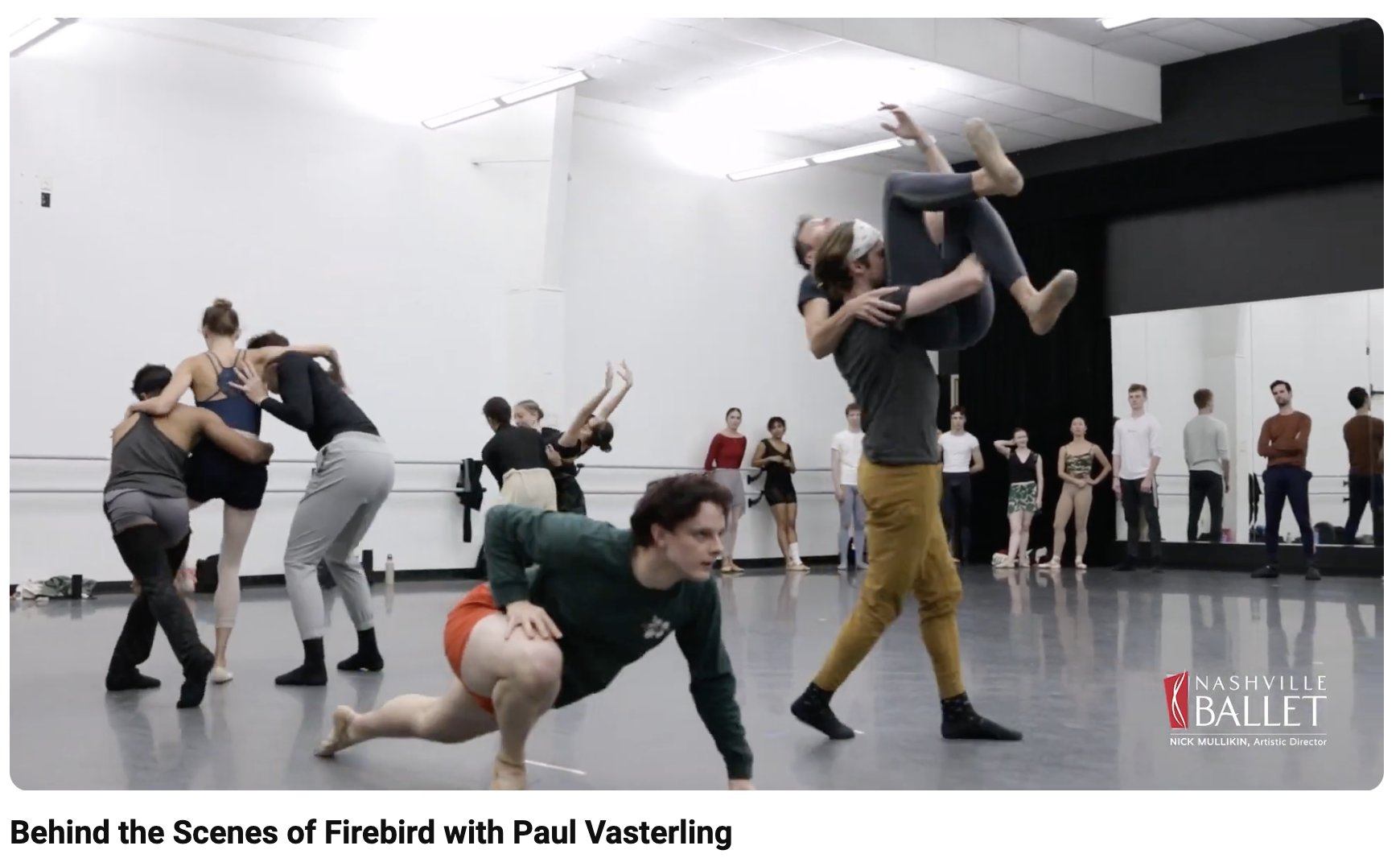 Behind the Scenes of Firebird with Paul Vasterling