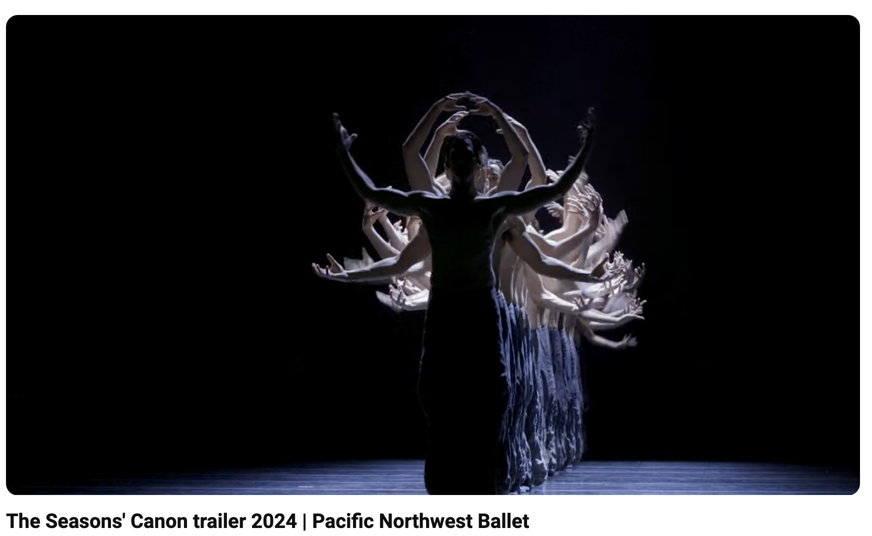 The Seasons' Canon trailer 2024 | Pacific Northwest Ballet