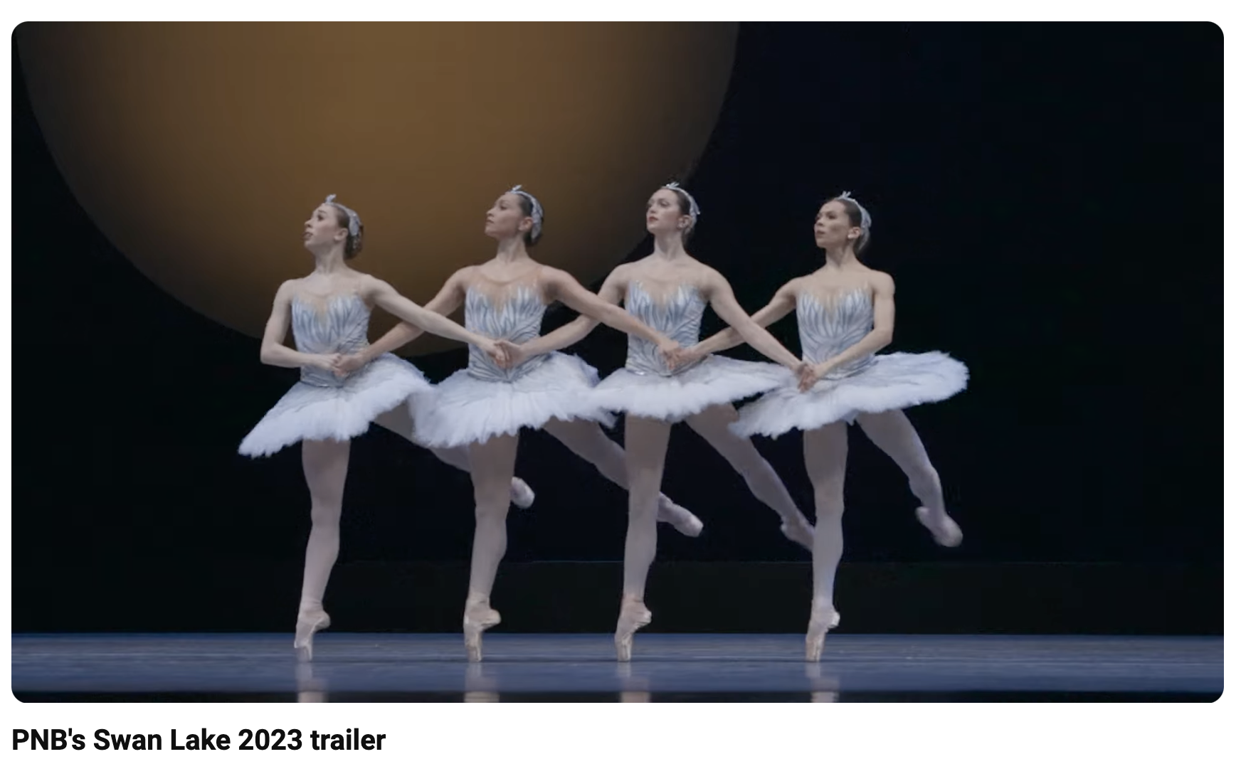 PNB's Swan Lake 2023 Trailer