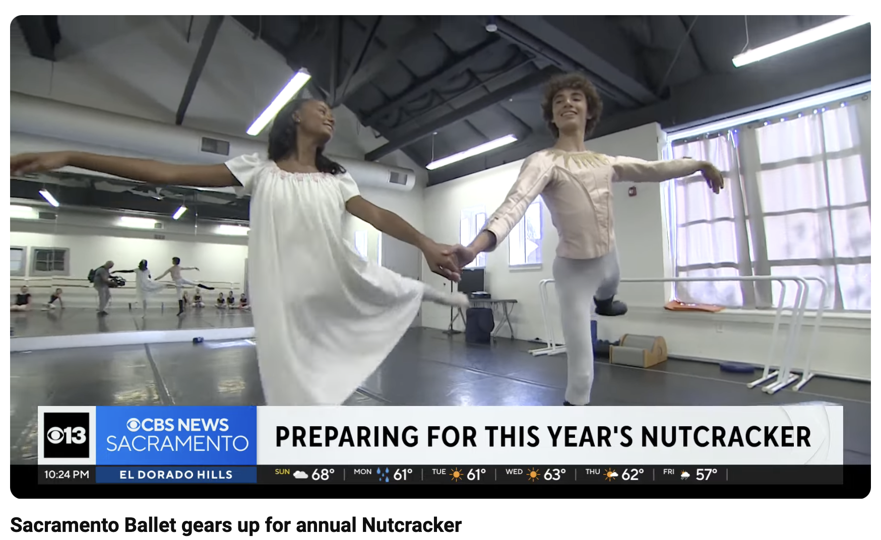 Sacramento Ballet gears up for annual Nutcracker