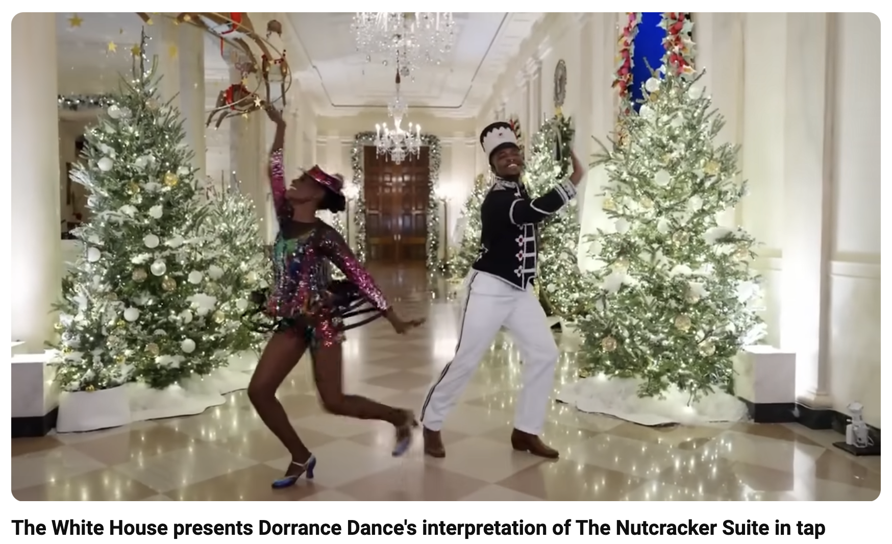 The White House presents Dorrance Dance's interpretation of The Nutcracker Suite in tap