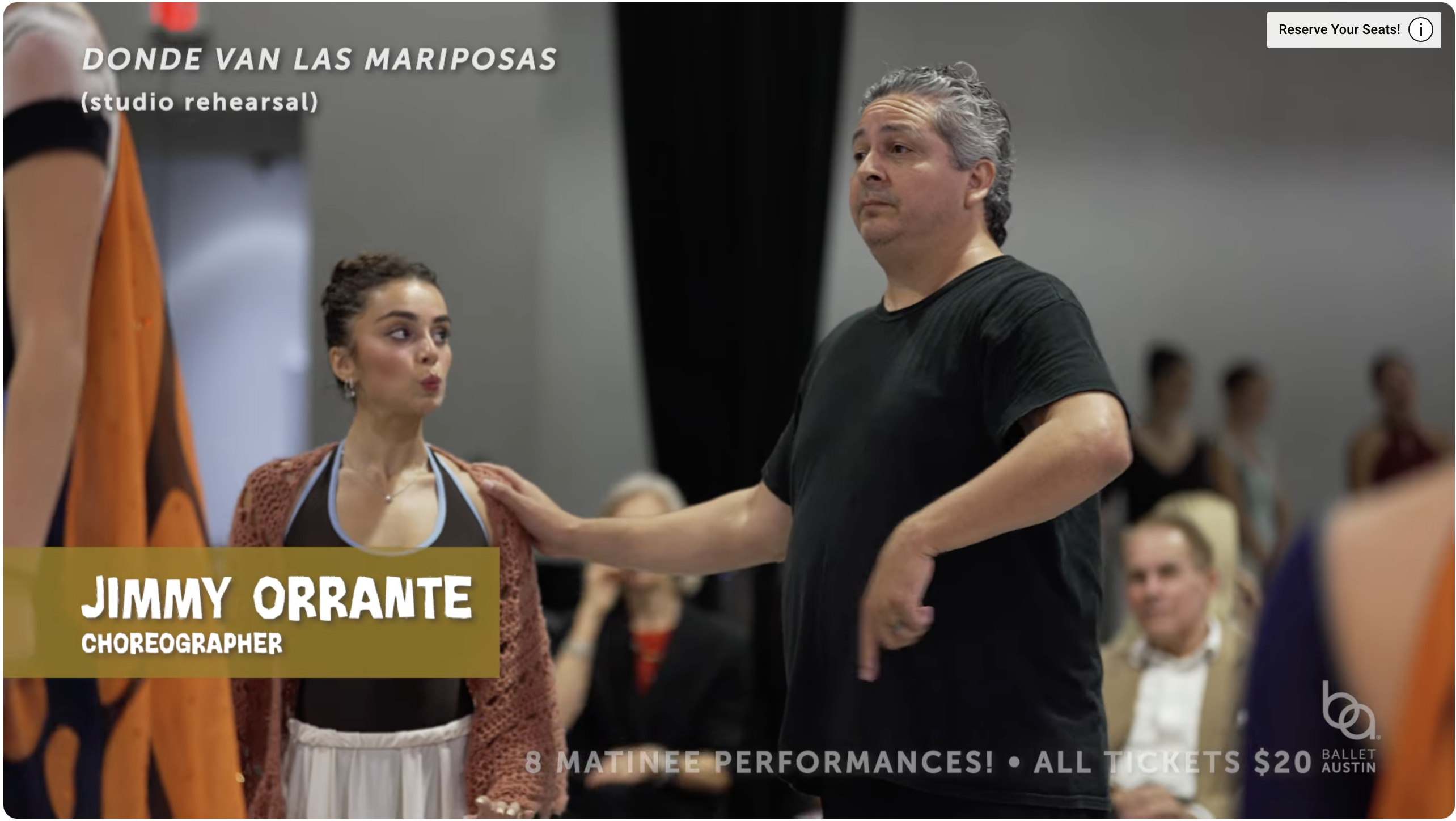 "The Story Behind the Ballet" - DONDE VAN LAS MARIPOSAS - A Fable from México