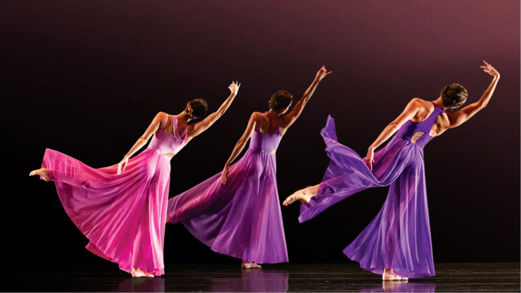 Pacific Northwest Ballet in Eva Stone’s F O I L. Courtesy Pacific Northwest Ballet.