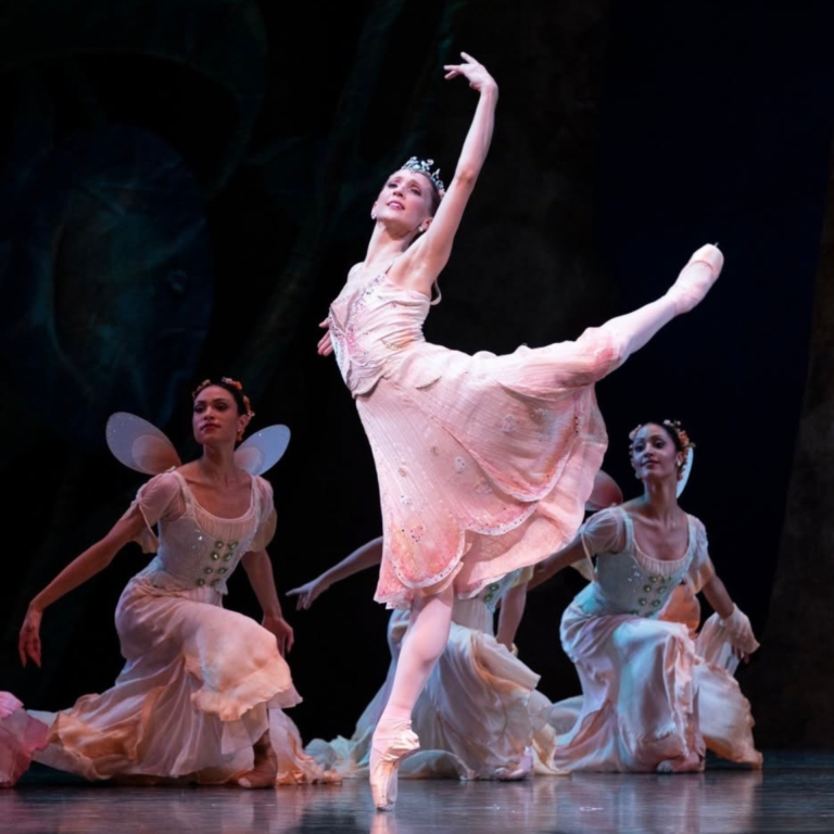 Elizabeth Murphy in A Midsummer Night's Dream. Photo © Angela Sterling.
