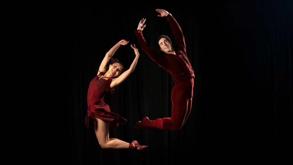 Dancers Rieko Hatato and Riley Moyano. Photo by Steven Visneau Photography.