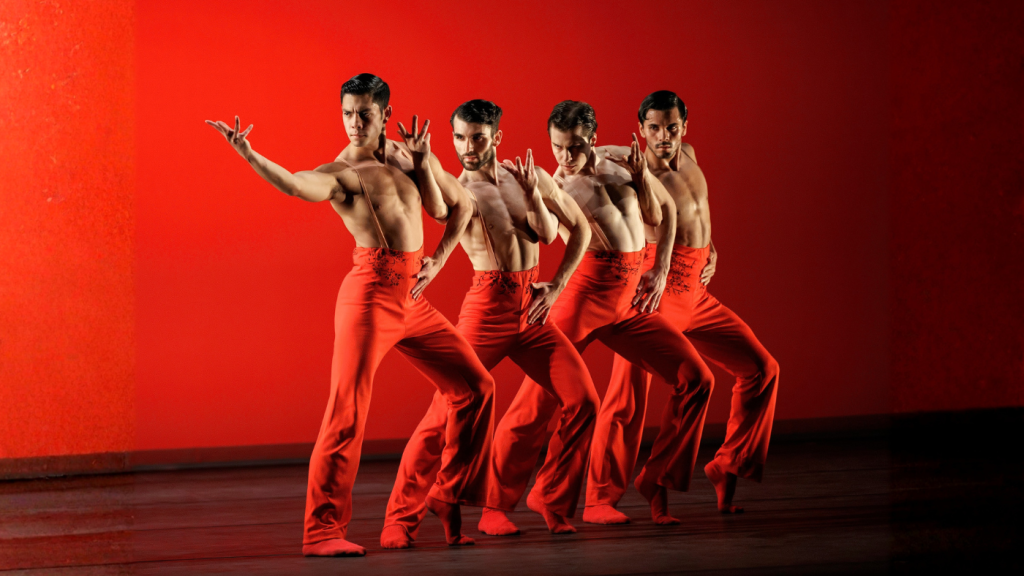 Ballet Hispánico in Lopez Ochoa’s Línea Recta. Photography by Erin Baiano, Courtesy of Ballet Hispánico New York.