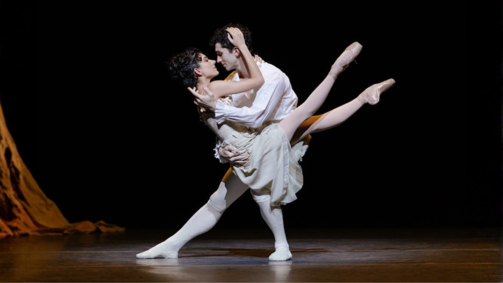 Jasmine Jimison and Max Cauthorn in the bedroom pas de deux from MacMillan’s Manon // © San Francisco Ballet, photo by Lindsey Rallo